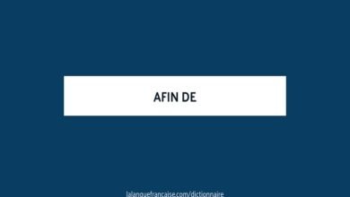 Afin de